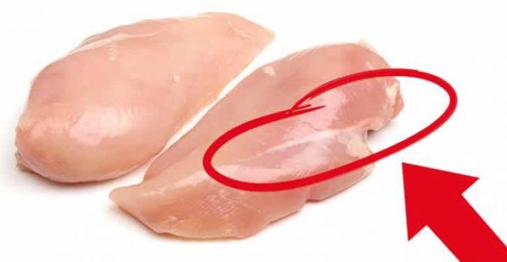 Signification des lignes blanches sur les filets de poulet